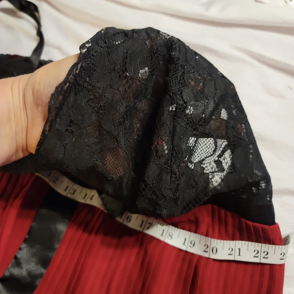 PLUS Size 4x Sheer Pleated Flirty Sexy Nightie Lounge Short Gown - Picture 6 of 10